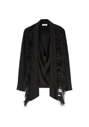 RETORI scarf-detail blouse - Black