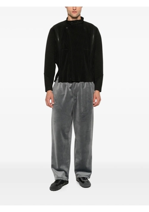 Homme Plissé Issey Miyake zip-detail pleated jacket - Black