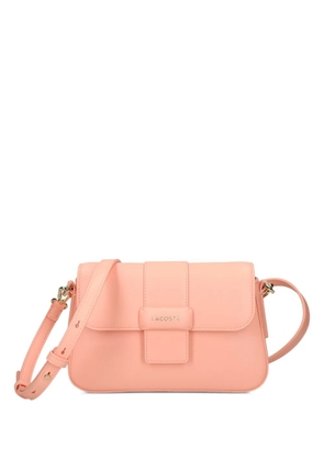 Lacoste logo-plaque crossobody bag - Pink