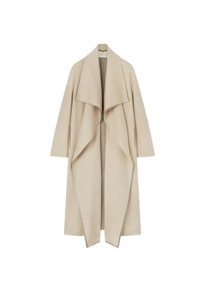 RETORI shawl-collar wool coat - Neutrals