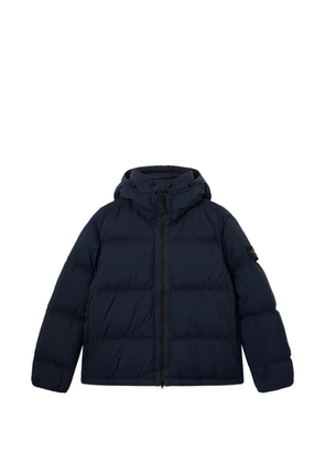 Stone Island logo-patch padded jacket - Blue