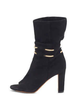 Jimmy Choo Pre-Owned Legion chain-detail ankle boots - Black