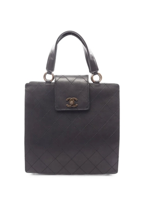 CHANEL Pre-Owned 1996-1997 quilted turn-lock handbag - Black