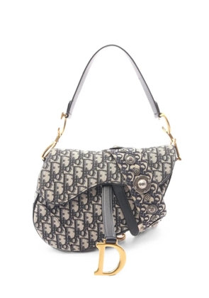 Christian Dior Pre-Owned 2010s Saddle two-way handbag - Blue