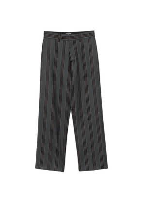 Enfants Riches Déprimés vertical-stripe straight-leg trousers - Grey