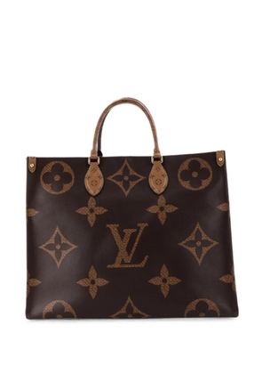 Louis Vuitton Pre-Owned OnTheGo Reverse Monogram Giant GM tote bag - Brown
