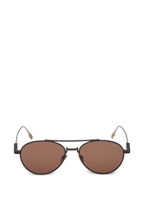Zegna round-frame sunglasses - Black