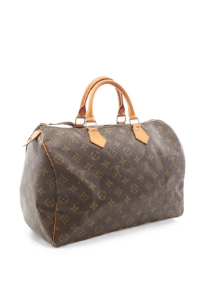 Louis Vuitton Pre-Owned 1995 35 Monogram Speedy leather tote bag - Brown