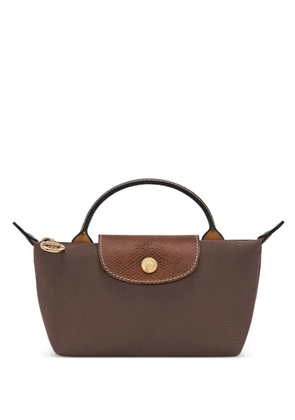 Longchamp Le Pliage clutch bag - Brown