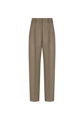 Blazé Milano Fox Saona check-pattern trousers - Neutrals