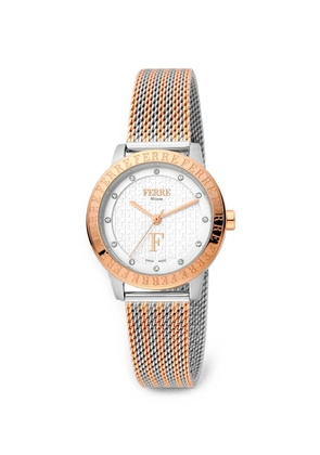 FERRE Milano Classic 30mm watch - White