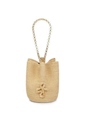 Ruslan Baginskiy chain strap convertible hat bag - Neutrals