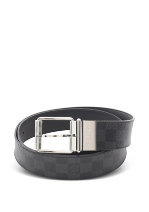 Louis Vuitton Pre-Owned 2023 Damier Graphite reversible belt - Black