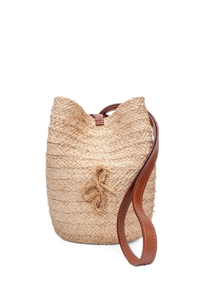 Ruslan Baginskiy woven-straw bucket bag - Neutrals