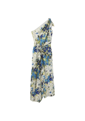 A.L.C. Elliana floral-print one-shoulder maxi dress - Neutrals