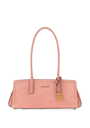 Michael Michael Kors logo-plaque leather shoulder bag - Pink