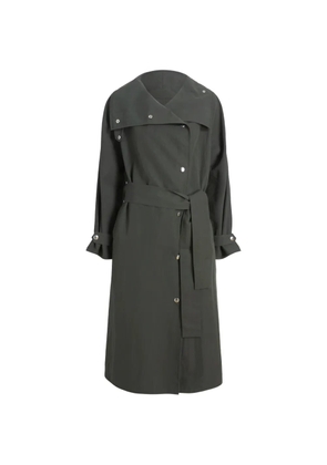 Proenza Schouler White Label Corey trench in washed cotton - Green