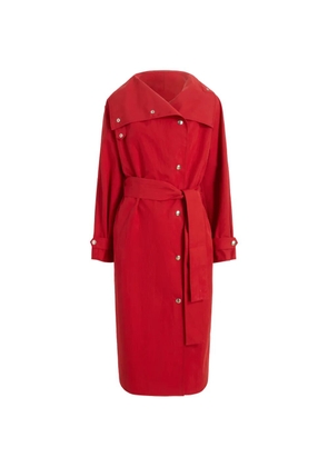 Proenza Schouler White Label Corey trench in washed cotton - Red