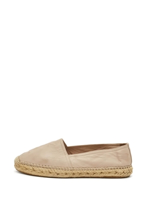 Saint Laurent Pre-Owned Cassandra espadrilles - Neutrals