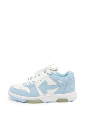 Off-White Pre-Owned Out Of Office lace-up leather sneakers - Blue
