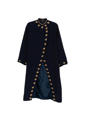 Biyan single-breasted coat - Blue