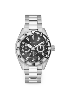 GUESS USA Letterman 44mm watch - Black
