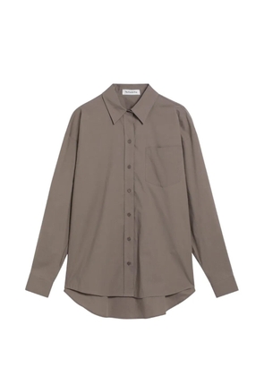 The Frankie Shop Ornella button-up shirt - Brown