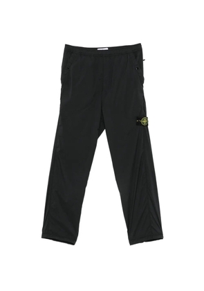 Stone Island logo-patch track pants - Black