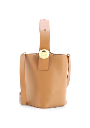 Loewe Pre-Owned Pebble Leather bucket bag - Brown