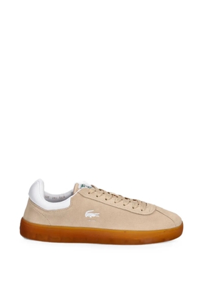 Lacoste Baseshot logo-patch gum-sole sneakers - Neutrals