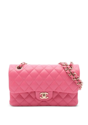 CHANEL Pre-Owned 2018-2019 matelassé Caviar shoulder bag - Pink