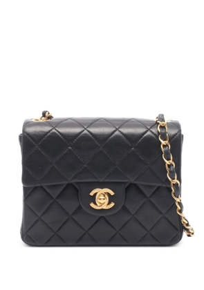 CHANEL Pre-Owned 2002-2003 mini Matelassé shoulder bag - Black