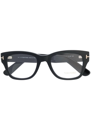 TOM FORD Eyewear Block square-frame glasses - Black