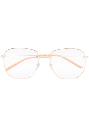 Gucci Eyewear round optical glasses - Gold