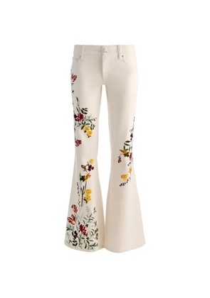 alice + olivia Emryn jeans - White
