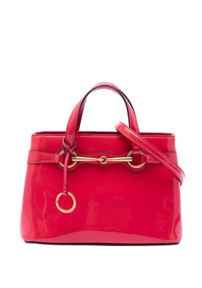 Gucci Pre-Owned 2016-2026 Patent Bright Bit satchel - Pink