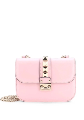 Valentino Garavani Pre-Owned Glam Lock Leather Small shoulder bag - Pink