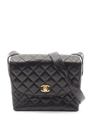 CHANEL Pre-Owned 1991-1994 Matelassé shoulder bag - Black