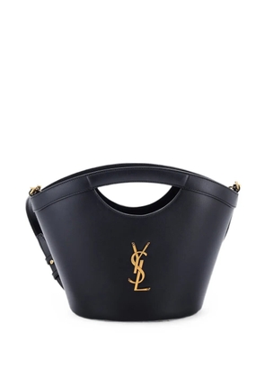 Saint Laurent Pre-Owned Celia Tote Leather Mini bucket bag - Black