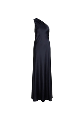 Lauren Ralph Lauren one-shoulder maxi dress - Blue