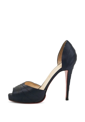 Christian Louboutin Pre-Owned Armadillo D'Orsay pleated pumps - Blue