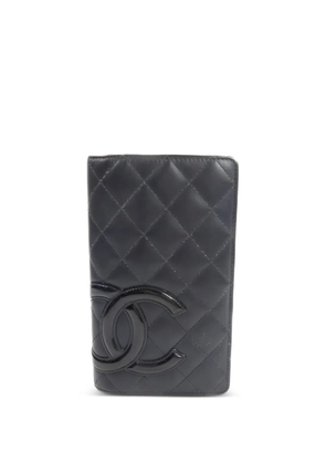 CHANEL Pre-Owned Cambon CC long wallet - Black