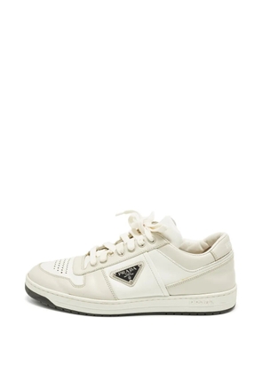Prada Pre-Owned Downtown lace-up sneakers - White