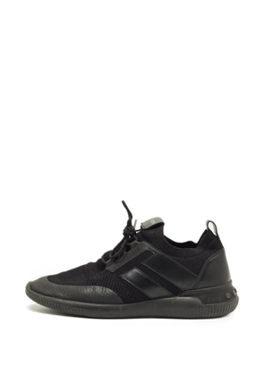 Tod's Vintage knit leather sneakers - Black