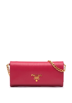 Prada Pre-Owned 2013-2026 Vitello Move Wallet on Chain crossbody bag - Pink