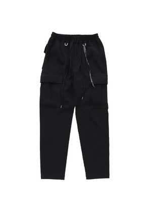 Mastermind Japan logo-print slim-cut cargo pants - Black