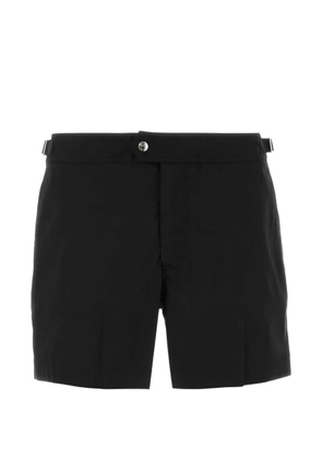 TOM FORD buckle-fastening swim shorts - Black