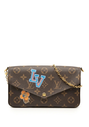 Louis Vuitton Pre-Owned 2018 Monogram World Tour Pochette Felicie crossbody bag - Brown