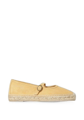 Woolrich buckle-fastening suede espadrilles - Yellow