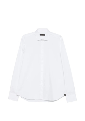 Manuel Ritz logo-patch spread-collar shirt - White